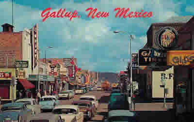 Downtown Gallup, New Mexico, circa 1958